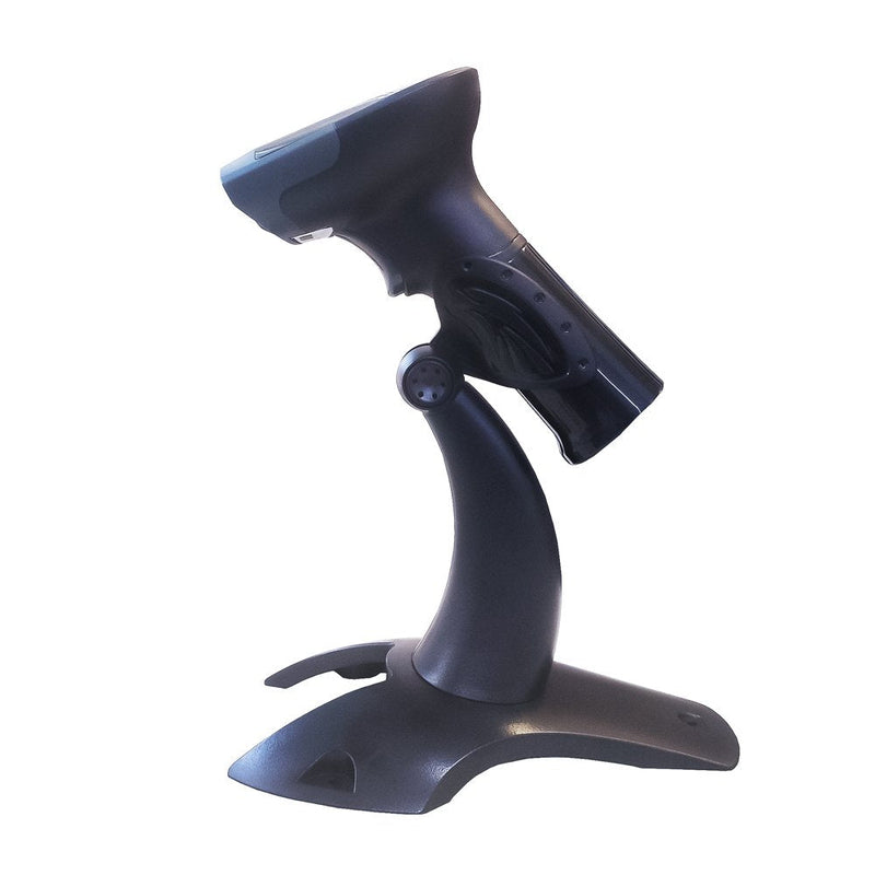 10POS Reader Code Barcodes Láser 1D & 2D IS-300, USB Black Stand Included