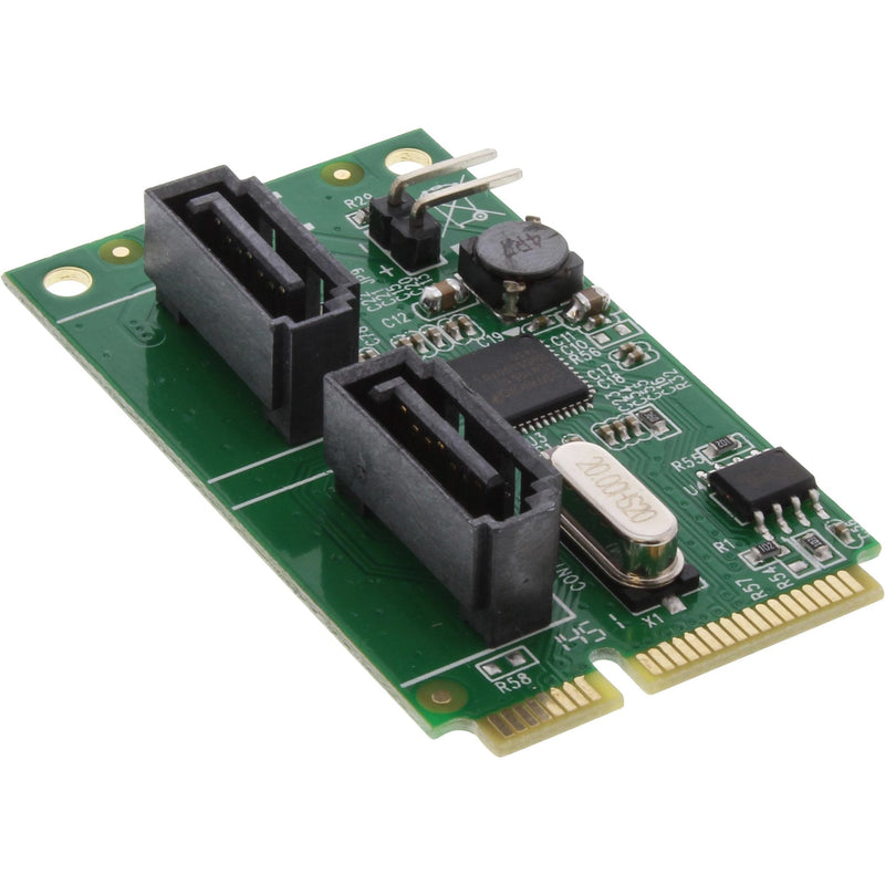 Inline Card Mini-pcie 2.0 2X SATA 6GB/S RAID 0 / 1 / Span