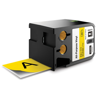 Dymo Tape Transferencia Términa Black Sobre Yellow 54MMX7M Vinilo — image 1