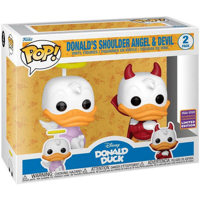 Blister 2 Figuras Pop Disney Donald Duck - Donald Angel & Devil Exclusive — image 1