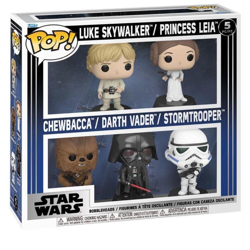 Blíster 5 Figuras Pop Star Wars