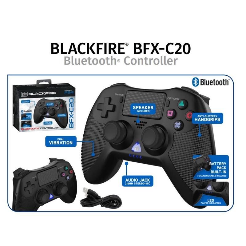Bluetooth Controller Blackffire Bfx C20 PS4