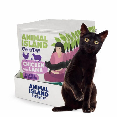Animal Island Bolsitas Pollo And Cordero Gatos, 12 X 85G — image 1