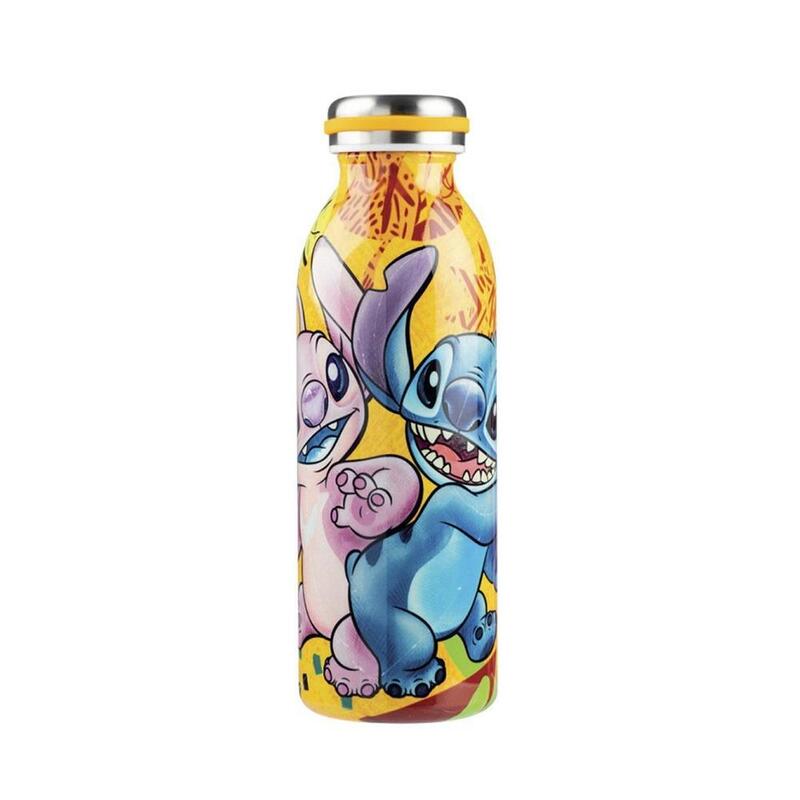 Enesco Bottle Water Stitch & Angel Yellow 500ML