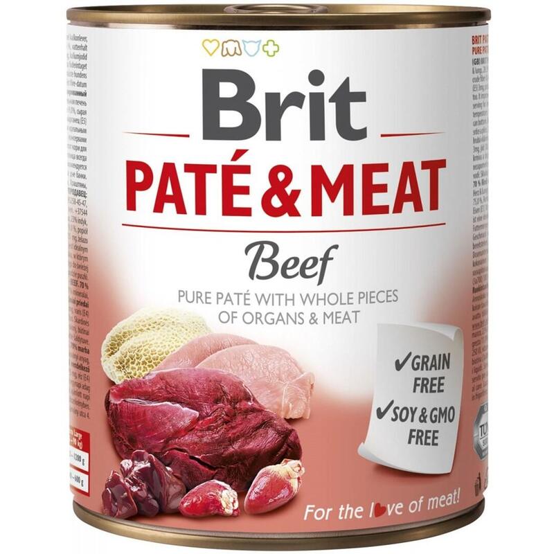 Brit Paté & Meat With Carne Vacuno - 800G
