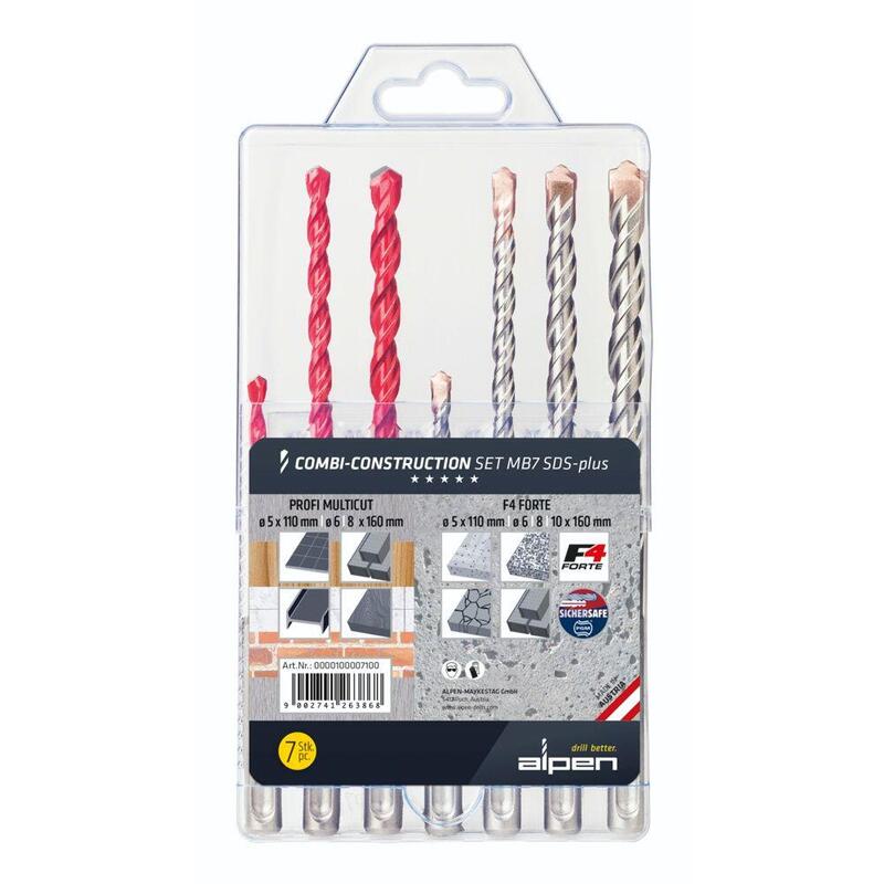 Taladro Broca Alpen Combi Baust.set Sds-plus M B7