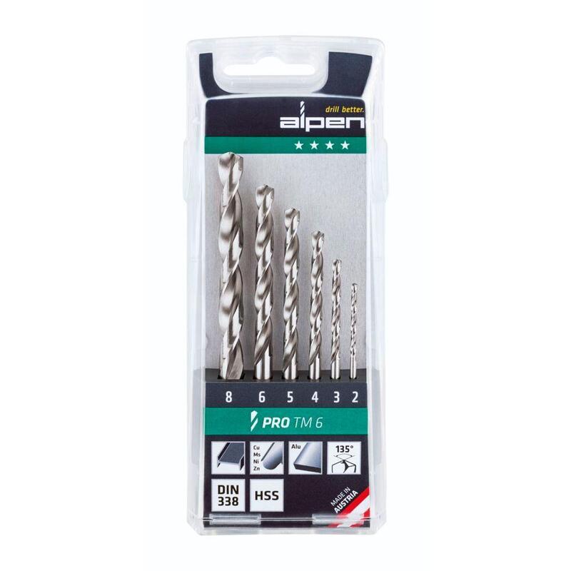 Taladro Broca Alpen Pro Tm 6 2-3-4-5-6-8