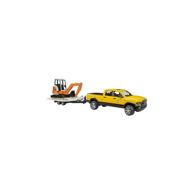 Bruder RAM Rental Service With Miniexcavadora, Model Vehículo 02546 — image 1
