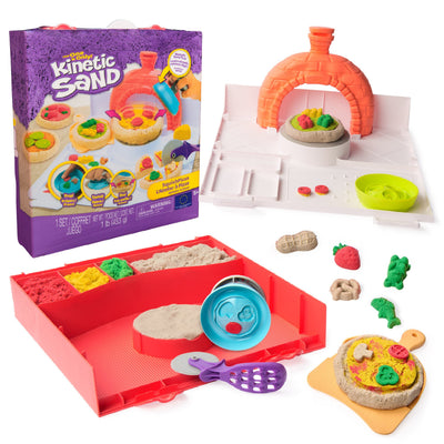Spin Master Kinetic Sand - Squish Pizza Set, Arena Set 453 Gramos Arena 6072551 — image 1