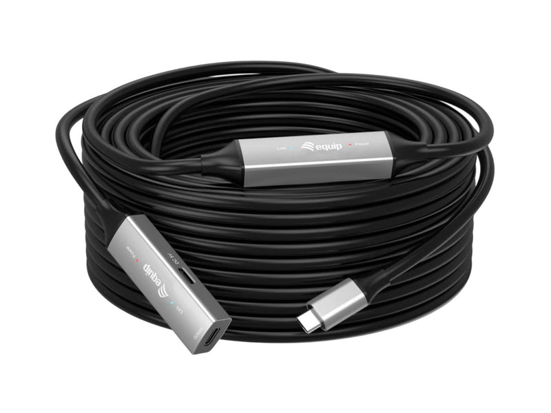 Equip USB Cable -C3.2-C GEN1 Akt.erweit.m H 10.00M Black