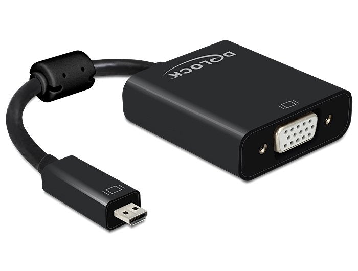 Delock Adaptadorcable Micro Hdmi-d St VGA Female With Audio