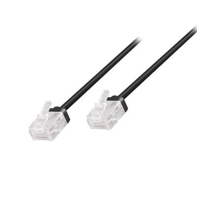 Patch Cable CAT.6A U UTP Slim High-flex, Black 7,50M — image 1