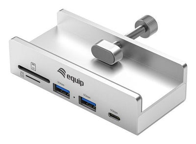 Equip Hub USB-C 128968A 2x USB-A 1x USB-C 1XSD 1XTF Clip Adjustable — image 1