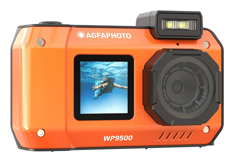 Agfaphoto Camera Digital Deportiva Realishot WP9500 24MP Orange