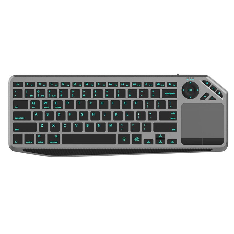 Techly Keyboard English ICTB9801TB RF Wireless + Bluetooth QWERTY Ee. Uu. Black