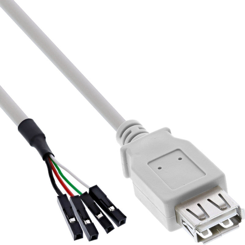 Inline Adapter USB 2.0 Type a Female a Connector Cabecera 40CM
