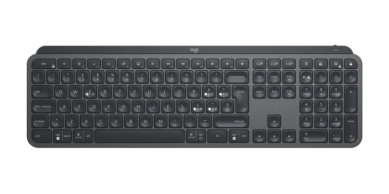 Logitech Keyboard Italian Mx Keys For Business Bluetooth Graphite