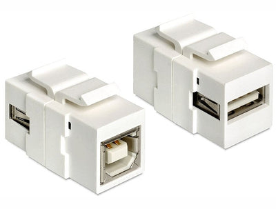 Delock Keystone Module USB 2.0A Female USB 2.0 B Female — image 1