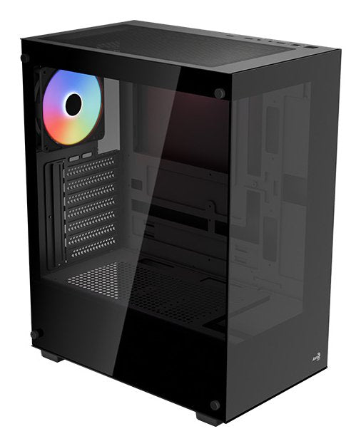 Aerocool Box ATX Pivot Glass Tempered Black