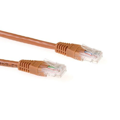 Brown 20 Meter U UTP CAT.6A Patch Cable With RJ45 Connectors — image 1