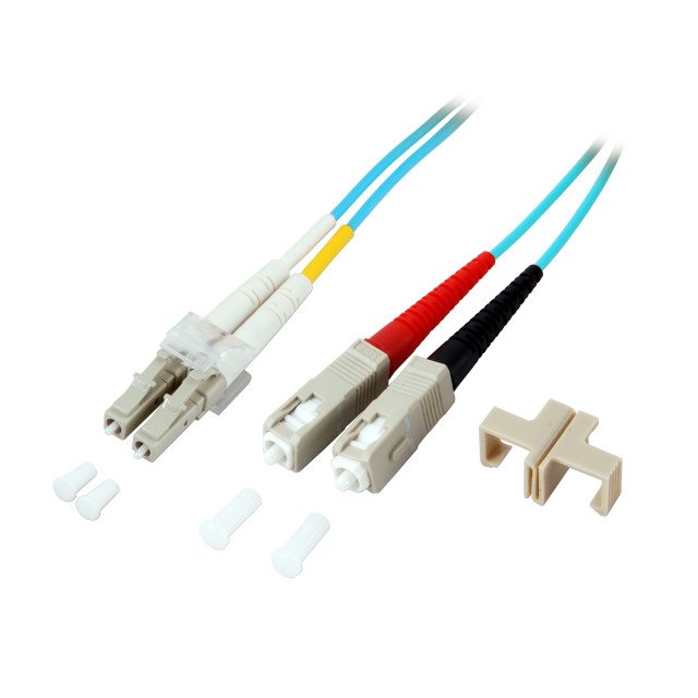 Efb Duplex Network Cable Lc-sc OM3 15M Lszh 2MM Aqua