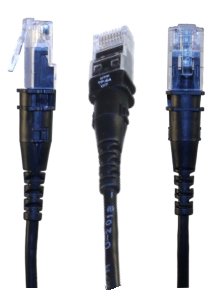 Patchsee Thinpatch Network Cable Black 9,7M CAT.6A F/UTP (FTP) — image 1