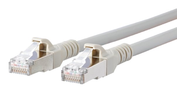 Btr Netcom CAT.6A, 0.5M Network Cable Grey 0,5M