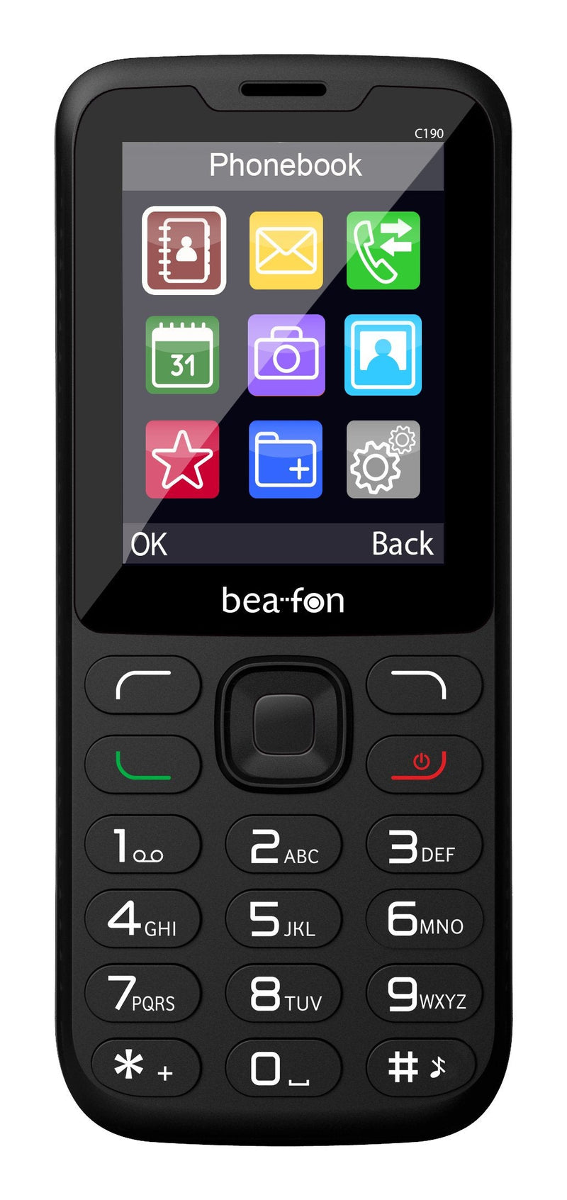 Beafon Mobile Phone C190 LTE - 4G, Classic Line, Feature Phone