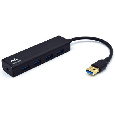 Ewent Hub 4 X USB 3.1. Black Ewent EW1136, USB 3.0 (3.1 Gen 1) Type-a, USB 1.1,USB 2.0,USB 3.0 (3.1 Gen 1) Typ — image 1