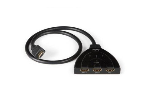 Fonestar Cable FO-373 HDMI 0,5M HDMI Type a Standard 3 X HDMI Type a (standard) Black — image 1