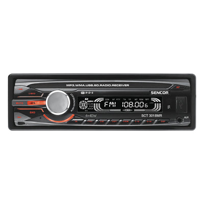 Sencor Sct 3018MR Receptor Multimedia Car Black 160W 4X40W, USB/SD/MP3 — image 1
