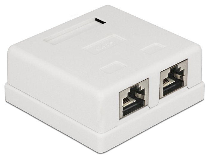 Delock Roseta 2 Port CAT.6, Lsa