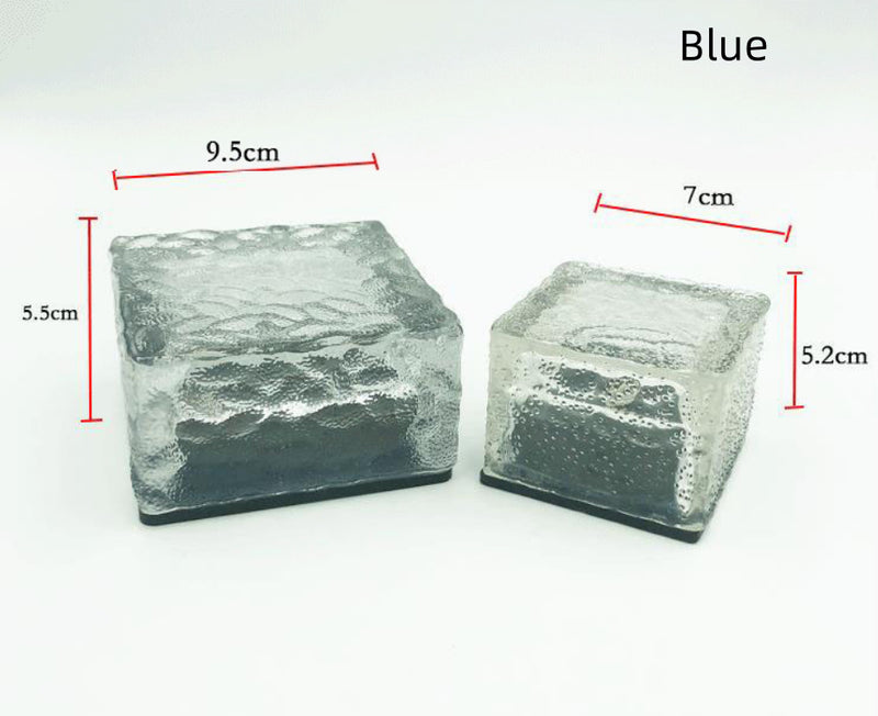 Outdoor Solar Ice Brick Light Courtyard Lamp
