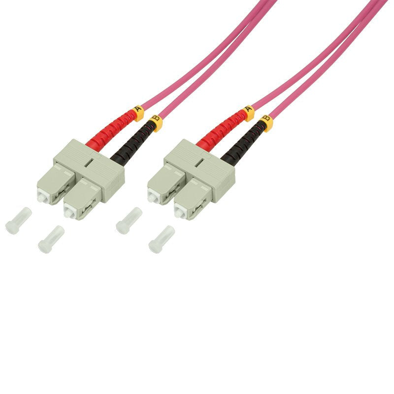Logilink Lwl Network Cable OM4 Sc 1,0M Duplex