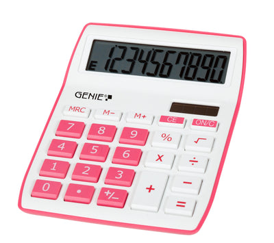 Genie Calculator Desk 840P Pink — image 1