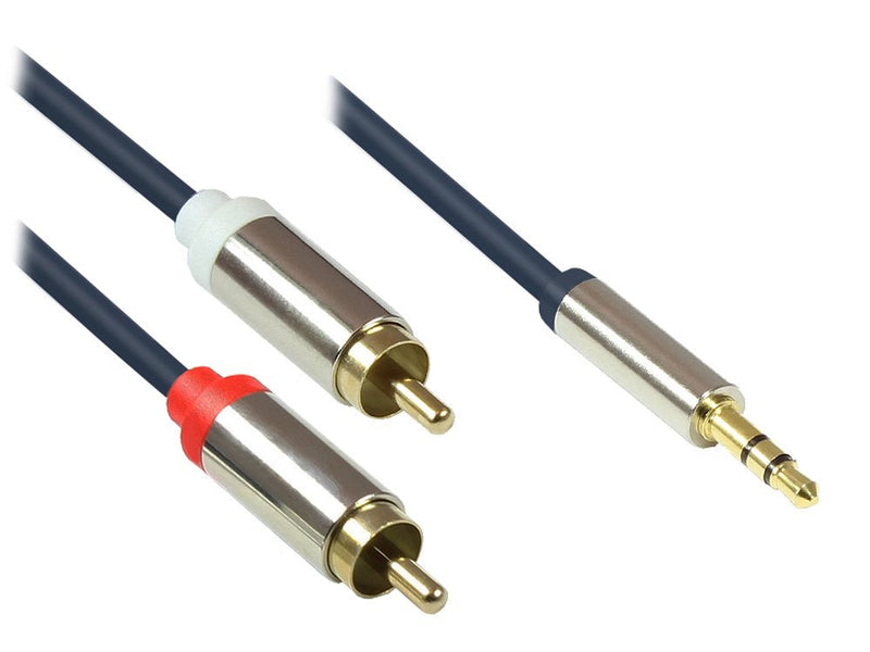 Good Connections Cable Audio 3-POL. 3.5MM-ST.-2XRCA St. 3M