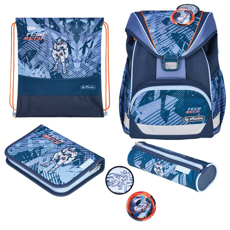 Herlitz Backpack School Ultraligera Plus Techmech