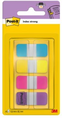 Post-it Index Dispensador With 40 Marcadores Reposicionables - Forma Rectangular - Colours Surtidos