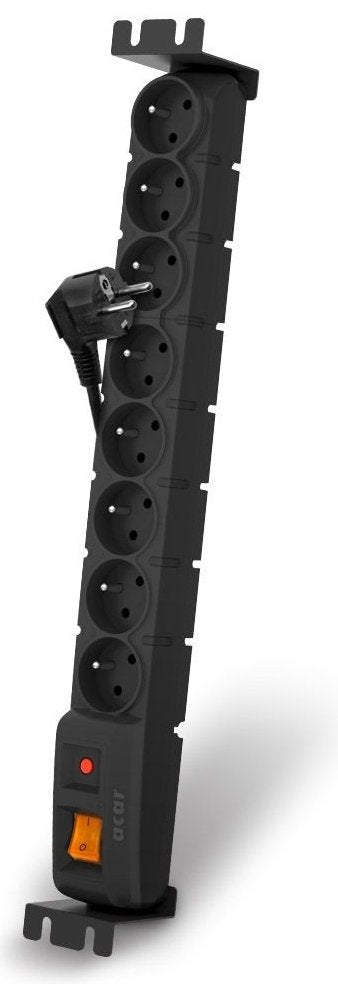 Hsk Data Acar S8 Fa Rack 8 Tomacorrientes Ca 230V Black 3M