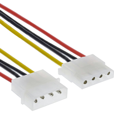 Inline Cable Extensión Power 5,25 4 Pines Male a Female 0,3M — image 1
