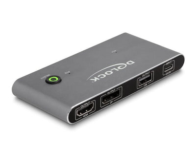 Delock 11485 Switch KVM Usb-c™ a HDMI And DisplayPort 8K Mst With USB 2.0 — image 1