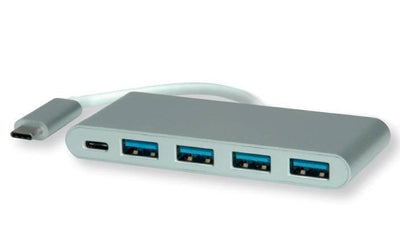 Roline Hub USB 3.2 Gen 1 4FACH, Typ C Anschlusscable, With 1 Pd-port — image 1