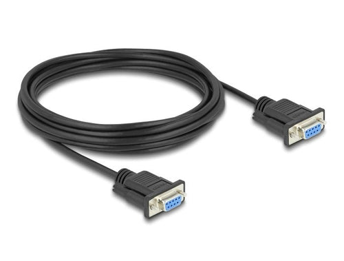 Delock 86826 Cable Serie RS-232 D-SUB9 Female a Female 5M — image 1