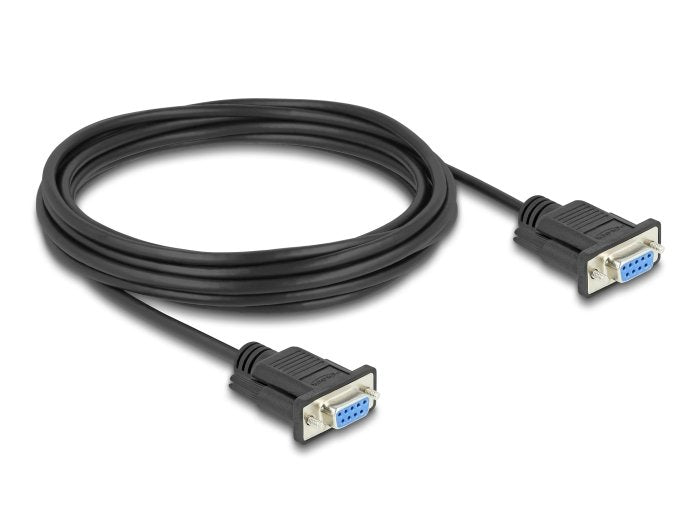 Delock 86826 Cable Serie RS-232 D-SUB9 Female a Female 5M
