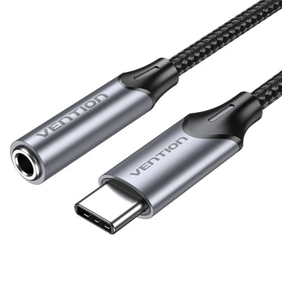 Vention Adapter Audio Bgmha Jack 3.5 Female USB Type-c Male 10CM Grey — image 1