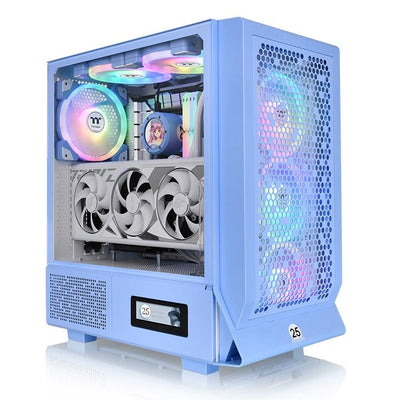 Thermaltake Box Ceres 330 Tg Hydrangea Blue ARGB ATX 2x USB 3.0 Without Power Supply Blue — image 1