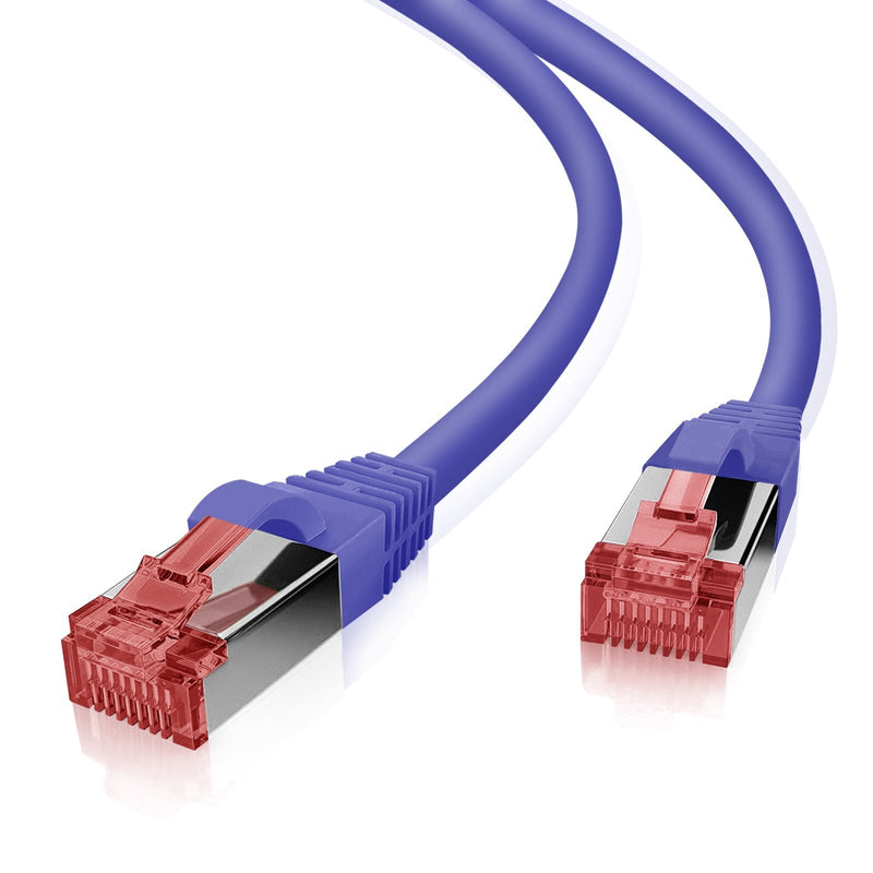 Helos Network Cable S/FTP CAT.6 Lila 10,0M