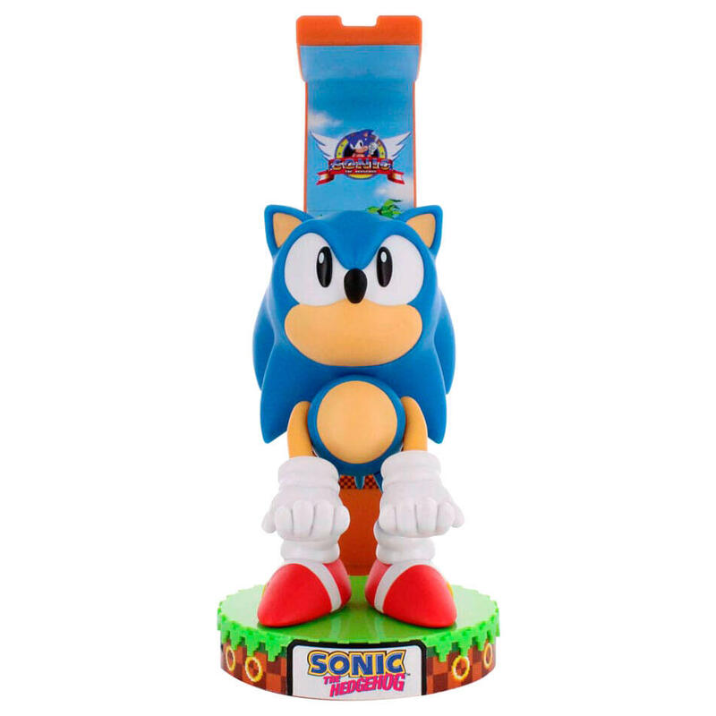 Cable Guy Deluxe Stand Sujecion Figure Sonic The Hedgehog 20CM