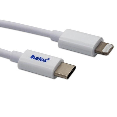 Helos Cable USB-C a Lightning, Certificado Mfi, 1,0M, White — image 1