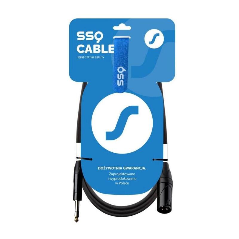 Cable Ssq JSXM10 Xlr Male - Jack Stereo 6,3MM, 10M